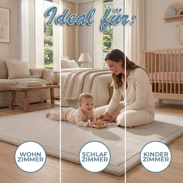 Sanosoft Krabbelteppich für jedes Zimmer