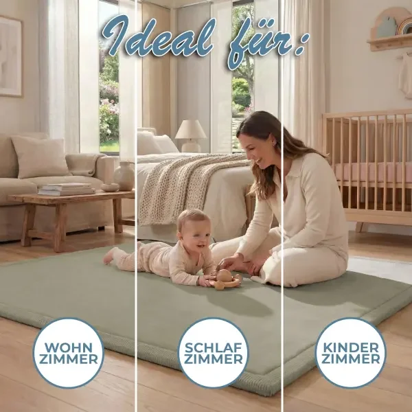 Sanosoft Krabbelteppich für jedes Zimmer
