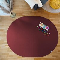 Sanosoft ovale Krabbelmatte 160x200cm Rot