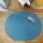 Sanosoft ovale Krabbelmatte 160x200cm Hellblau