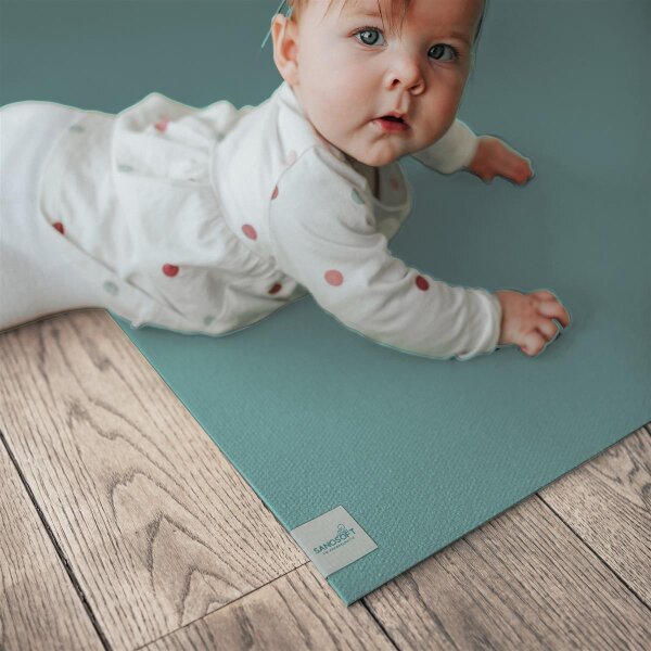 Sanosoft® Krabbelmatte 80cmx160cm Petrol