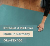 Sanosoft Krabbelmatte XXL | 180x180cm Petrol