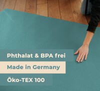 Sanosoft Krabbelmatte XXL | Petrol 240x360