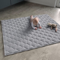 Sanosoft Krabbeldecke 130x150cm Hellgrau