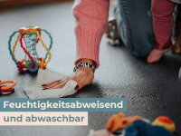 Sanosoft Krabbelmatte Outdoor Sanosoft - Made in Germany - Öko-Tex 100 - Petrol 240x240 cm