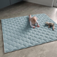 Sanosoft Krabbeldecke 120x120cm Hellblau