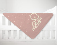 Kuscheldecke Sanosoft Lovely Baby 75x100cm - Rosa/Creme