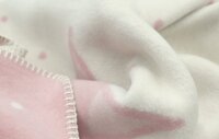 Kuscheldecke Sanosoft Lovely Baby 75x100cm - Rosa/Creme