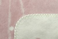 Kuscheldecke Sanosoft Lovely Baby 75x100cm - Rosa/Creme