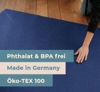 Sanosoft® Krabbelmatte Blau 240x240cm