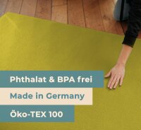 Sanosoft® Krabbelmatte 120cmx170cm Mangogelb