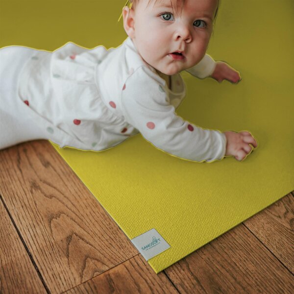 Sanosoft® Krabbelmatte 180cmx240cm Mangogelb