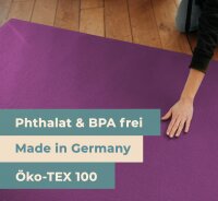 Sanosoft® Krabbelmatte 160cmx240cm Pflaume