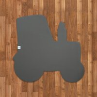 Sanosoft Motiv Krabbelmatte Traktor Grau