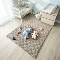 Sanosoft® Soft-Cord Krabbeldecke 130x150cm
