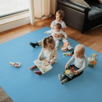 Sanosoft Krabbelmatte XXL | 180x280cm Hellblau