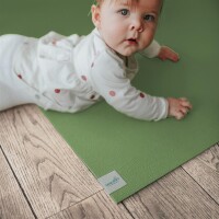 Sanosoft Krabbelmatte XXL | 240x260cm Olivgrün