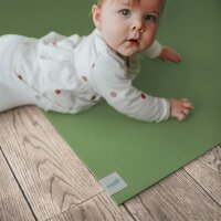Sanosoft Krabbelmatte XXL | 240x280cm Olivgrün