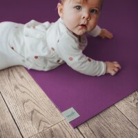 Sanosoft Krabbelmatte XXL | 240x380cm Pflaume