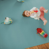 Sanosoft Krabbelmatte XXL 120x200cm Petrol