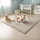 Sanosoft Krabbeldecke Soft-Cord  Natur 120x120cm