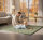 Sanosoft Krabbeldecke Soft-Cord  Khaki Grün 120x120cm