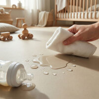 Krabbelmatte SanoSoft XXL "made in Germany" - Öko-Tex 100 240x240cm Sand/Beige