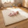 Sanosoft samtweicher und kuscheliger Krabbelteppich Sand / Beige 160x230cm