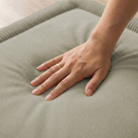 Sanosoft samtweicher und kuscheliger Krabbelteppich Schilfgrün 120x180cm