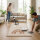 Sanosoft samtweicher und kuscheliger Krabbelteppich "Regenbogen" 120x170cm