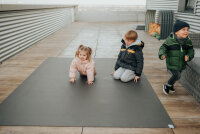 Sanosoft Krabbelmatte Outdoor 120x120 cm Grau