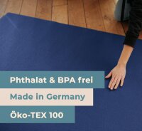 Sanosoft Krabbelmatte Outdoor 120x160 cm Blau