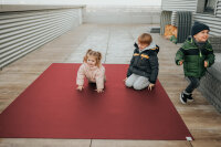 Sanosoft Krabbelmatte Outdoor 180x300 cm Rot
