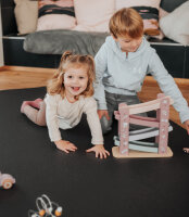 Sanosoft Krabbelmatte XXL | 180x1000 Schwarz