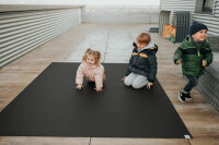 Sanosoft Krabbelmatte Outdoor 180x180 cm Schwarz