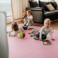 Sanosoft® Krabbelmatte 120cmx100cm Rosa