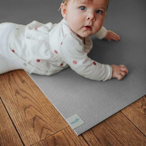 Sanosoft® Krabbelmatte 60cmx160cm Hellgrau