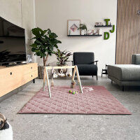 Sanosoft Krabbeldecke Rosa 130x150cm