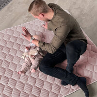 Sanosoft Krabbeldecke Rosa 130x150cm
