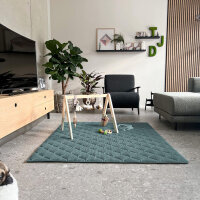 Sanosoft Krabbeldecke Petrol 120x120cm