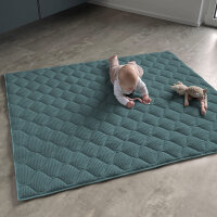 Sanosoft Krabbeldecke Petrol 120x120cm